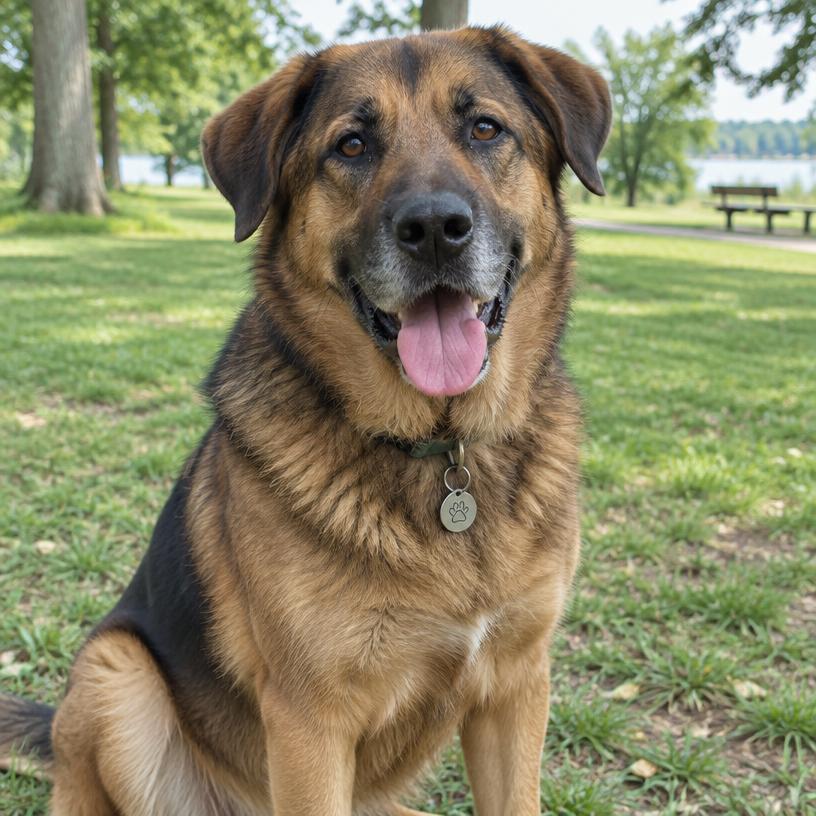 Rocky, Shepherd mix